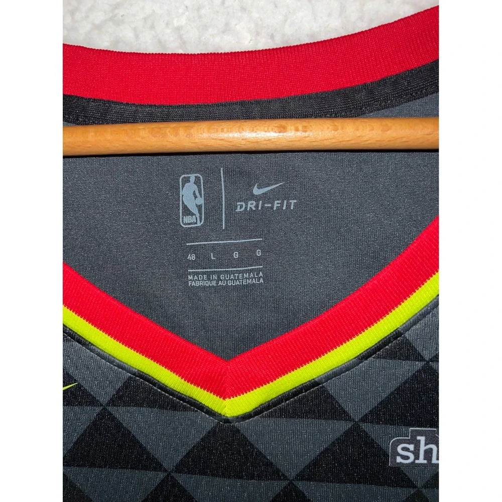 Nike Atlanta Hawks Dennis Schroder 17 Signed Swingman Jersey Mens 48 Large Black